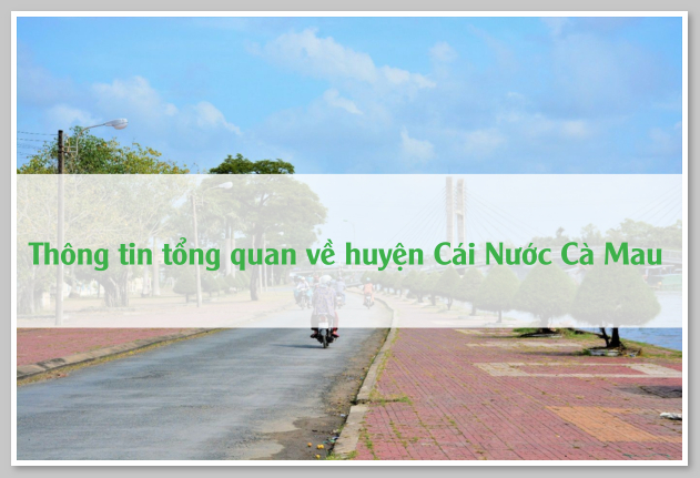 Thông tin tổng quan về huyện Cái Nước Cà Mau 